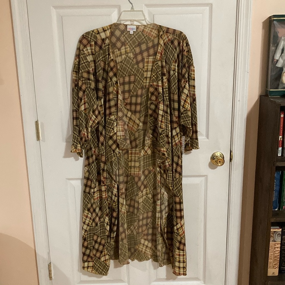 Plaid LulaRoe Shirley Cardigan
